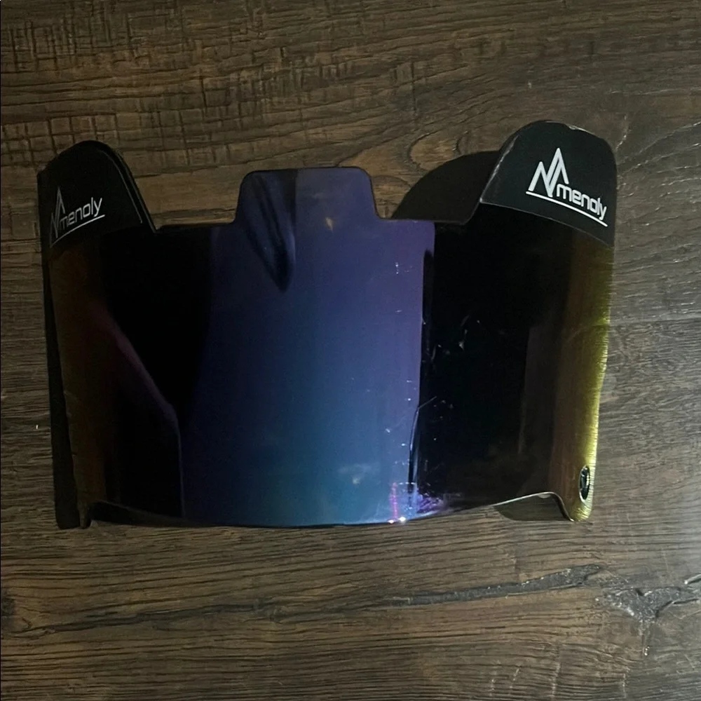 Black and Purple football visor
